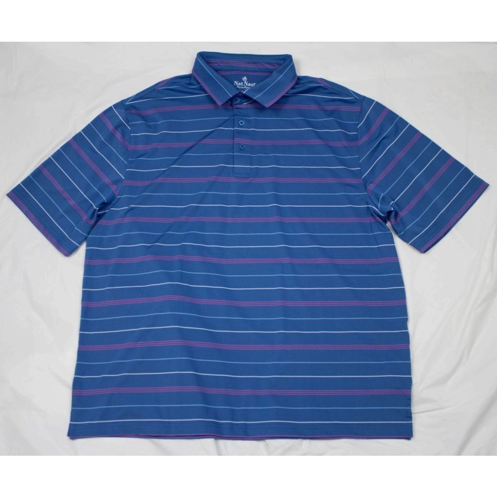 Nat Nast Luxury Originals Mens Short Sleeve Polo‎ Shirt Size 2XL